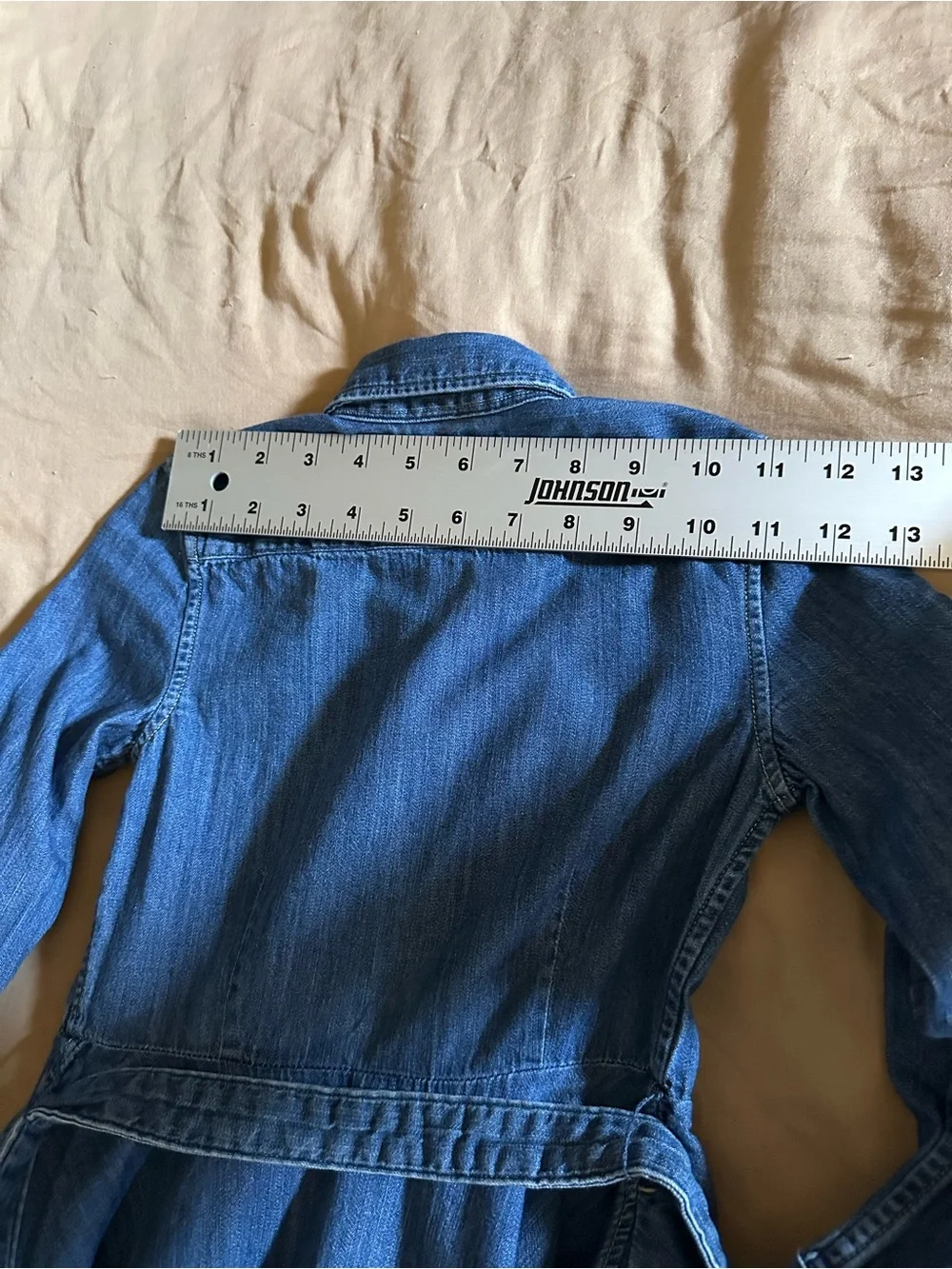 Polo Ralph Lauren Girls' Denim Shirt Dress with Belt Blue size 6X